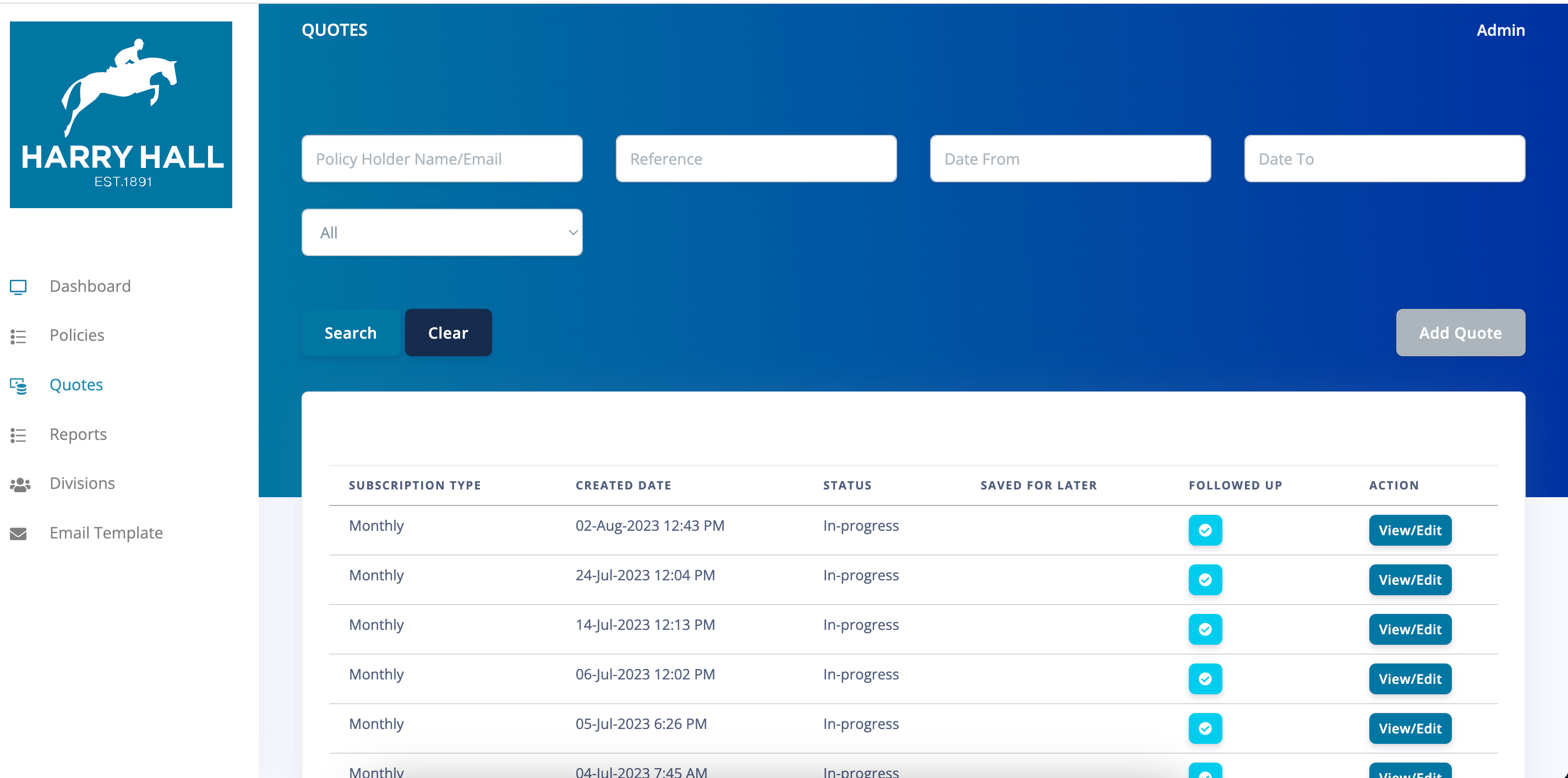 screenshot of Cooper Rose Digital Full Suite